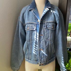 Vintage Banana Republic 90s Denim Jacket with Corduroy Collar